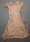 Vintage Baby Snugs Greenway Nightgown Girls Small Pink  Rayon Short Sleeve 1930s