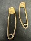 Pair Of Pins Coal Mine Miner Mining Key Load Tag Vintage Antique  About  5    Long
