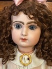 Doll Wig Brown Size 12  New Store Stock Curly Watch Video Now 