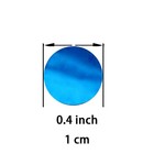 Blue Foil Metallic Round Table Confetti Decor Circle Dots Mylar Table Scatter   