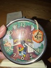 1959 Woody Woodpecker Disney  Alarm Clock Woody s Cafe Westclox Wind-up W  Box  