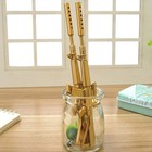 Rifle Shape Black Ink Ballpoint Pen Stationery Ball Point Novelty Pens Office