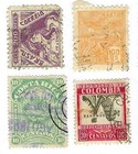 11x Brazil  Dominican Republic   Costa Ricca Colombia Urugay Postage Lot 26-253