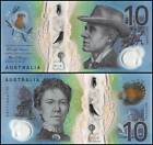 Australia 10 Dollars  2017  P-63  Unc  Polymer X 100 Pcs Bundle Pack