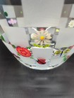 Lenox Nature s Splendor Signed  Pkp  9    Large Glass Salad Bowl 