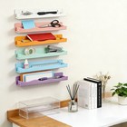 Nail Polish 6 Racks Wall Mounted Polish Shelves Organize  Flexible Arrangement