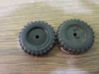 Vintage Tonka Ford Truck Set Of 2 Solid Rubber Tires For Parts