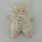 Vintage Oshkosh Bgosh Pink Plush Baby Doll Yarn Hair Pink 7    Rattles Lovey Rare