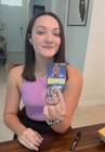 Izzy Moreno  5 Yellow Signed Wrestling Card Auto Autograph Exclusive Wrestler