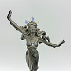 1988 Perth Pewter Crystal Enchantress By Ray Lamb Le 2500 W  Crystals