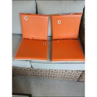 Texas University Longhorn White orange  hook  em Horns  Stadium Seat Pads  4 