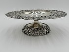 Theodore Starr Antique Sterling Silver Reticulated Pedestal Dish