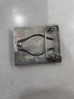 Navajo Sterling Silver  Turquoise And Red Coral Belt Buckle 