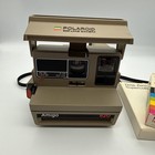 Vintage Polaroid 600 Land Camera Amigo 620  Flash With 2 Packs Of Instant Film