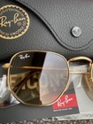 New Ray-ban Hexagonal Rb3548 Gradient Brown Sunglasses