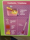 Clean Sweep Learning Caddy  Mop And Broom Cleaning Toy Set For Ages 3-5  Pink