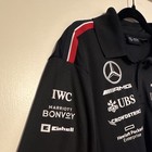Mercedes-amg Petronas Formula One Team F1 Racing Black Polo Shirt Xxl