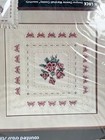 Dimensions Counted Cross Stitch Roses  n Lace Pillow Cover Top Or Framed Picture