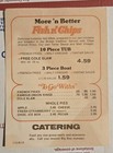 Vtg Marc s Big Boy Restaurant Diner Carry Out Menu Souvenir Menu Iowa Illinois 