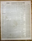 Rare Original 1841 Frankfort Kentucky Newspaper Wth Illustrated Dentist Ad Teeth