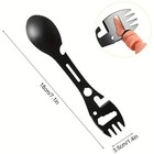 Multifunctional Camping Fork Spoon Stainless Steel Bottle Opener 