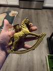 Vintage Solid Brass Candle Stick Holder Mid-century Rocking Horse 5 