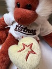 Houston Astros Orbit Mascot Plush Stuffed Animal Monkey Orange Hairy Foco Mlb