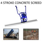 1 2hp Concrete Screed 4 Cycle Engine 7ft Board Gx35 Cement Vibrating Screed New