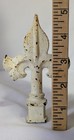Vintage Cast Iron Fence Post Topper Finial Fleur De Lis 5  Tall