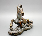 Vintage Mustang Horse Brass Figurine - A413