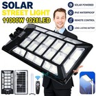 Led 11000w Commercial Solar Street Light Outdoor Dusk To Dawn Parking Lot Lights