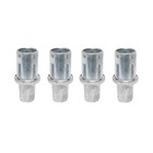 Stainless Steel Adjustable Bullet Feet For 1-5 8 In  O d Tubing   Set Of 4