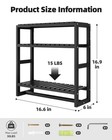 Galood Over The Toilet Storage Bathroom Shelves Wall Mounted 3 Tier Space Saver