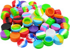 5ml Silicone Wax Containers Concentrate Sealed Oil Non-stick Jars  25   Multicol