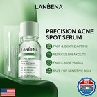 Lanbena Precision Acne Spot Serum  Acne Drying Lotion  Overnight Acne Treatme
