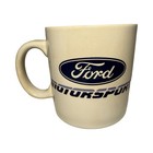 Vintage 1980s-early 1990s Ford Motorsport Ceramic Coffee Mug White