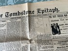 The Tombstone Epitaph 1881 Reprint Of The  O k  Corral Gunfight