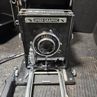 Vintage Graflex Speed Graphic Camera   Rapax 127mm Lens