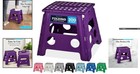 Sturdy And Lightweight Folding Step Stool - Perfect For All Home Areas - 13 Inch