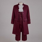 Tailcoat Suit Historical Costume Suit With Vest Tailored For Cosplayers