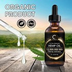 3x Organic Hemp Oil Ultra Premium Cold-pressed Support Stress Joint Hair Health
