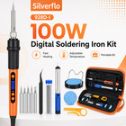 100w Digital Or 60w Solder Iron110v Soldering Station Kit Adjustable Temperature