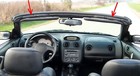 2001-05 Mitsubishi Eclipse Convertible Top Header Latch Catch Plastic Lock Trim
