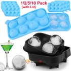 Lot Ice Balls Maker Round Sphere Tray Mold Cube Whiskey Ball Cocktails Silicone