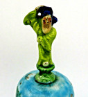 Antique Qing Chinese Enamel Bell   Taoist Immortal Figure