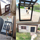Dog Door For Screen Doors  Passage Opening 11 2  X 14 4   Access Freely  Magneti
