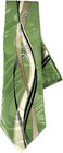 Da Ciro Boys Tie Hanky Set Green Black Beige Bone 3  Wide 54  100  Polyester