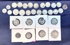 Group Of 30  13 Silver  Us Coins Hard-to-read Dates   or Mint Marks