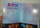 Efx Starring David Cassidy Mgm Grand Las Vegas Show Program Brochure