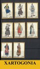 Greece 1992-94  Greek Traditional Costumes  40 Stamps  3 Years Sets  Mnh
